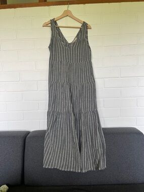 Marine Layer size small corinne gauzy cotton tiered dress